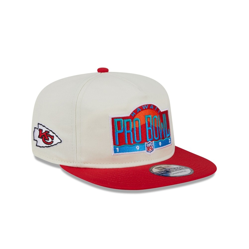 New Era Kansas City Chiefs Pro Bowl Patch Golfer Hat - One Size